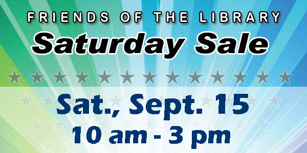 Friends of the Library, Saturday Sale, Book Sale