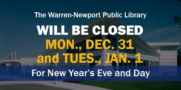 New Year, holidays, scheduled closings