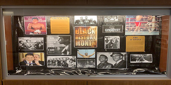 Lobby Display Case, Black History Month
