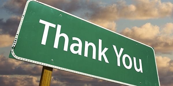 thank you, gratitude, construction, parking lot