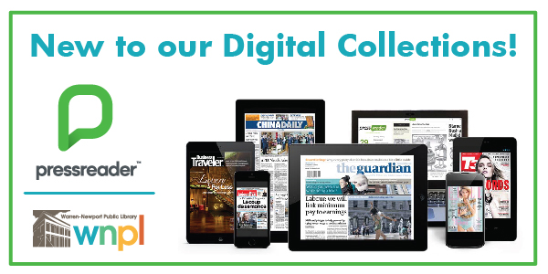 pressreader, magazines, newspapers, digital collections
