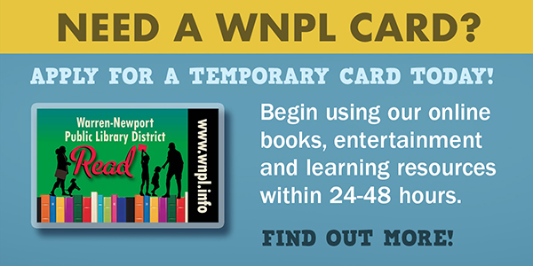 library card, temporary library card