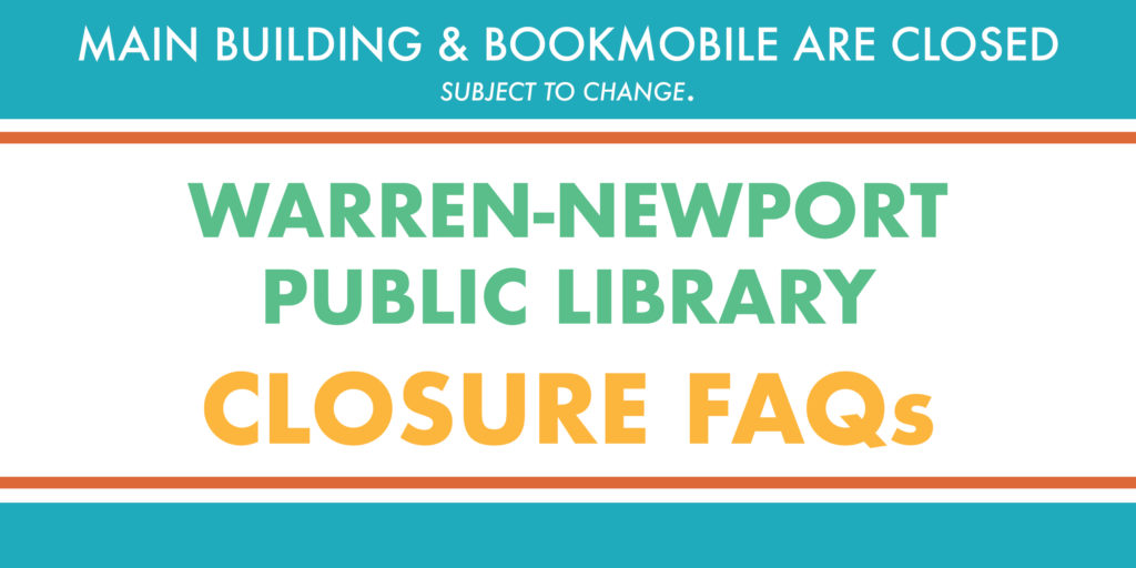library closure, FAQs, questions