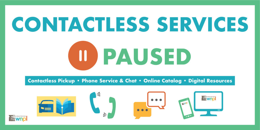 contactless, library services,