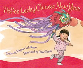Girl flying chinese dragon kite