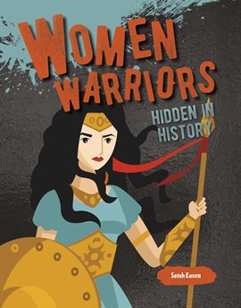 Woman with spear, shield, and black hair