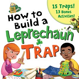 A white girl with red hair and a black boy build a trap