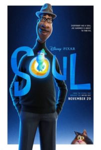 Animated movie poster with black man
