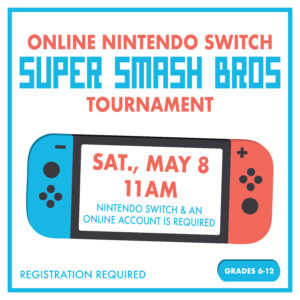 Nintendo Switch with Sat., May 8 11am in the screen
