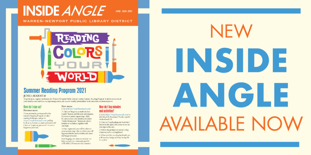 New Inside Angle Available Now, June-Aug. 2021, Reading Colors Your World