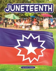 Purple and red flag with a white star