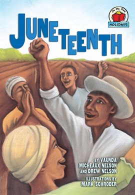 African Americans clebrate in a farm field