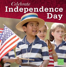 Boy in hat celebrating independence day