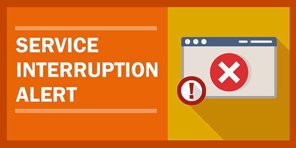 Service Interruption Alert