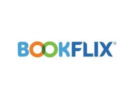 Colorful logo of Bookflix