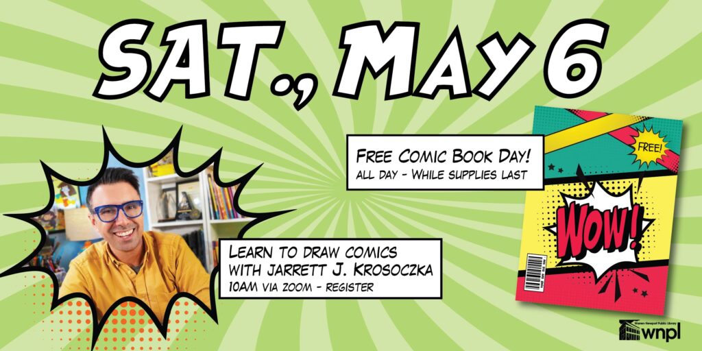 Sat., May 6, Free Comic Book Day and Jarrett J. Krosoczka