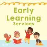 Four children playing with words Early Learning Services