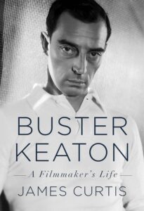 Black and white photo of Buster Keaton