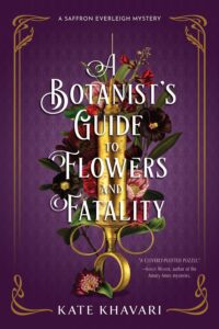 dark floral bouquet with vintage gold syringe
