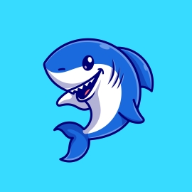 Cartoon shark