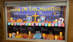 Dia de los Muertos Lobby Display Case Fall 2023