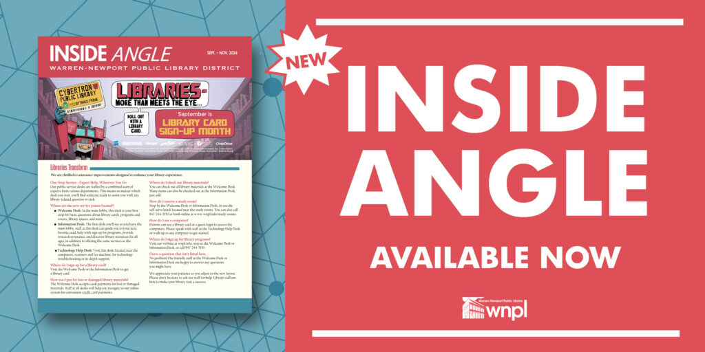 Fall edition of Inside Angle newsletter.