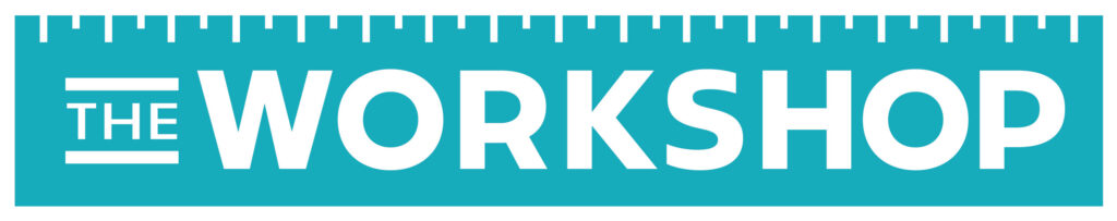 The Workshop logo, WNPL makerspace.