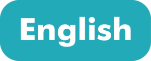 Teal colored rectangle with the word English in white text