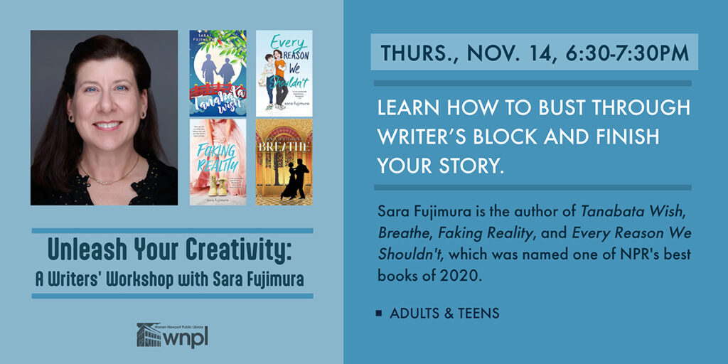 Writer workshop with YA author Sara Fujimura
