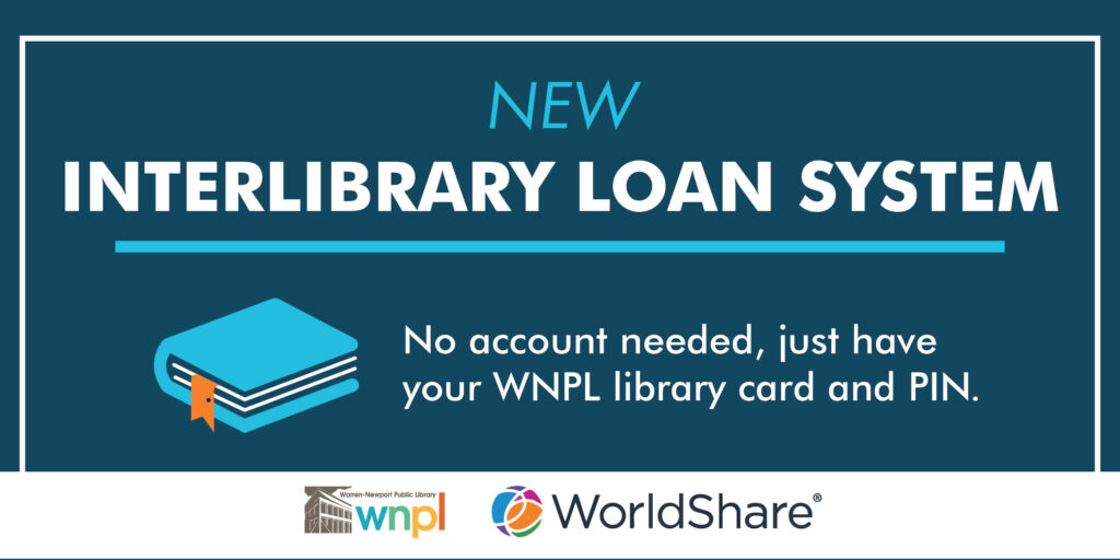 New Interlibrary Loan System. Book icon.