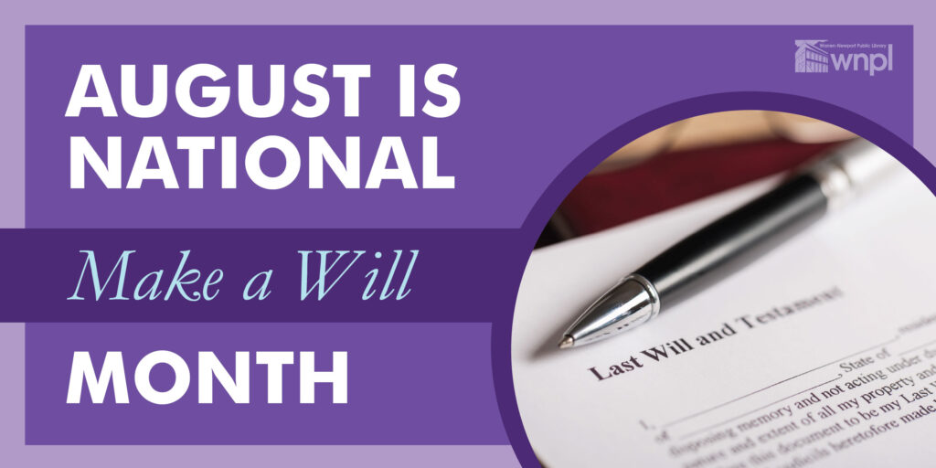 August is National Make-a-Will Month