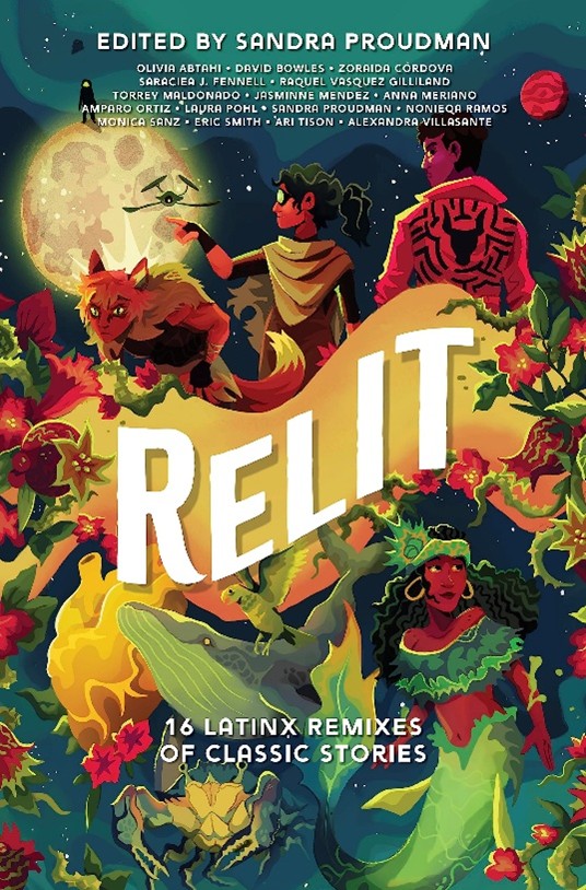 Illustrations of classic stories with a latin style and color.
