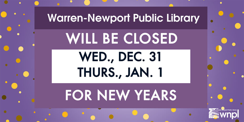 New Years closure notice